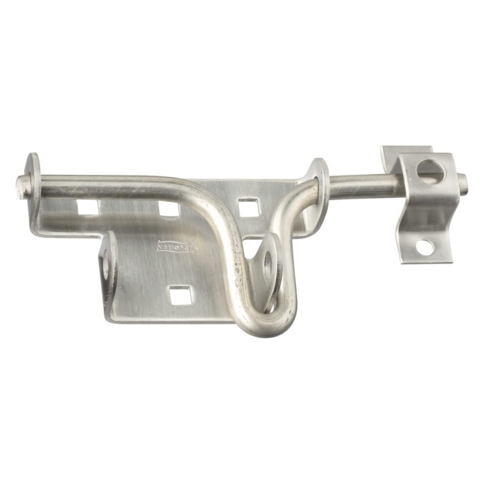 National Hardware N342-659 Sliding Bolt Door And Gate Latch 0 Stainl 038613342651