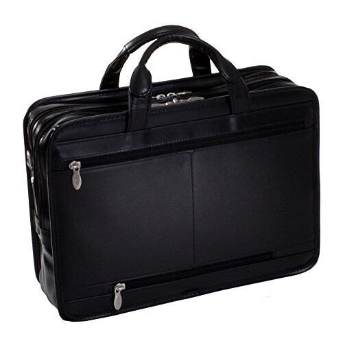 McKleinUSA HUBBARD15.6"""" Leather Double Compartments Laptop Case 2