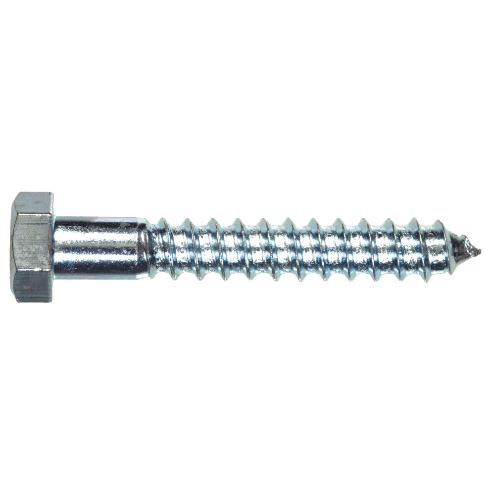 The Hillman Group 230158 Hex Lag Screw  5/8-Inch X 2-Inch  Zinc  25-Pack-image-OPC-PFN8H5X-NEW