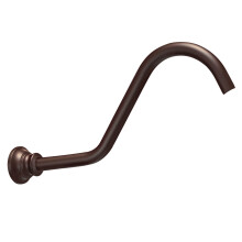 Moen Waterhill Oil Rubbed Bronze 14 tuuman vaihtosuihkuvarsi, kaareva, S113ORB