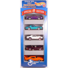 Hot Wheels General Mills -lahjapakkaus 5 auton lahjasetti, 5 ker ilyautoa, 1:64 mittakaavan painevaletut autot
