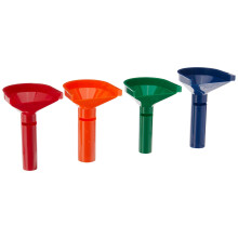Tub de numarare a monedelor codate de culoare a companiei PM pentru penny prin sferturi (05032) albastru; verde; portocaliu; set ro?u de 4