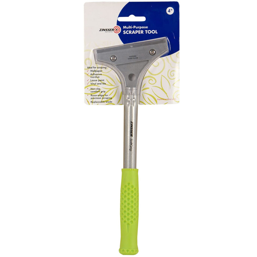 Zinsser Rust-Oleum 98014 4-Inch Long-Handle Scraper Tool