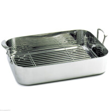 Norpro Acciaio Inox KRONA 16,25 x 12,5 Arrostitore con Griglia 16,25
