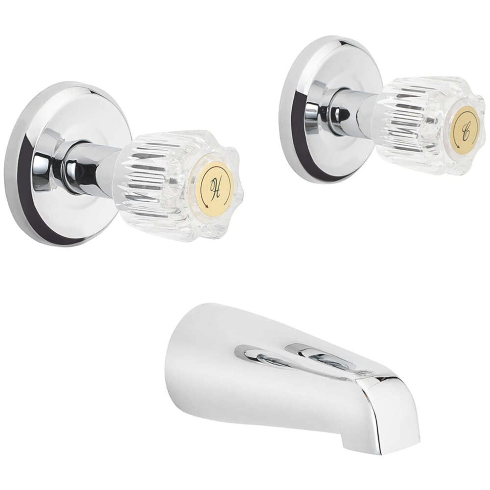 Photos - Bathtub OakBrook Double Handle Wall Mounted Tub Only Faucet F2010301CP-ACA1 
