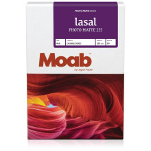 Moab Lasal Photo Matte 235 Fine Art Archival Inkjet-Papier, beidseitig, ultraglatt, hellwei, mittleres Gewicht, 235 g/m, 50 Blatt (4 x 6)