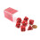 Chessex Polyhedral 7-Die Opaque Dice Set - Red with White 1