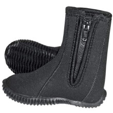 NeoSport Wetsuits Youth Premium Neopren 5 mm Jugendstiefel Schwarz 2 Wasserschuhe Surfen und Tauchen