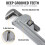 Olympia Tools Olympia Tools Αλουμινένιο Κλειδί Πίεσης 01-636, 36 Ίντσες, Γκρι 3