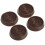 Shepherd Hardware 9077 1-3/4-Inch Round Rubber Cups, 4-Pack, καφέ 1