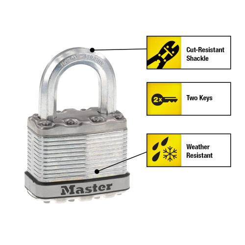 Master Lock MAGNUM LOCK 2 LAMINATED Pack of 1 2