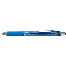 Pentel Energel Knock -kuulak   rkikyn   , 0,5 mm, neulak   rki, sininen muste ja sininen yksityiskohta (BLN75-C)