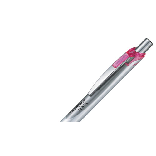 Pentel Μηχανικό Μολύβι Pentel, Energize, 0.5mm, Ασημί & Ροζ (PL75-P) 1