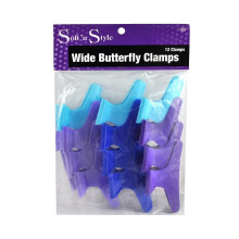 Svorky Soft 'N Style Butterfly, r   zne farby, 1 tucet