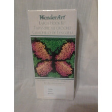 Krafty Kids Latch Hook Kit 8 """" X8 """" Butterfly