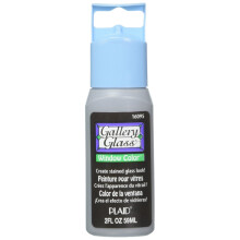 Tinta para Janelas Plaid Gallery Glass Cores Sortidas (2 oz), 16095N, Ônix Preto