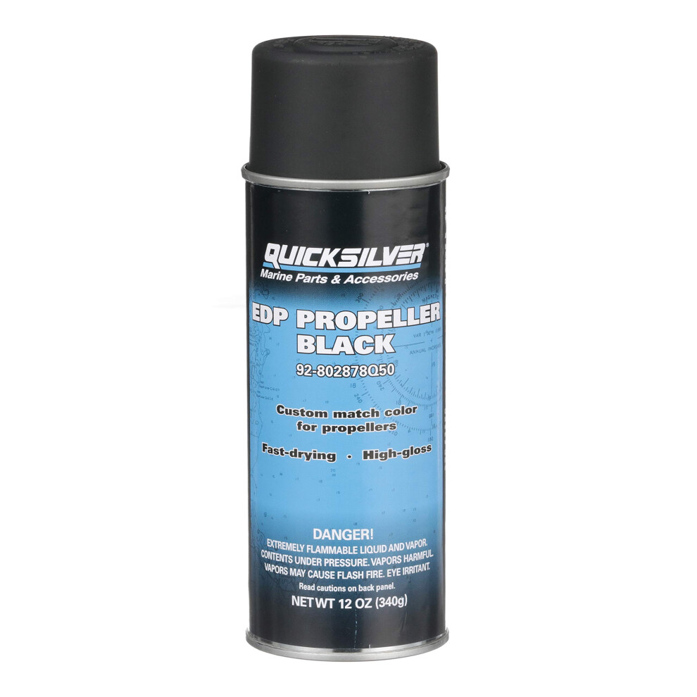 Quicksilver 802878Q50 EDP Propeller Black - Peinture en a?rosol ?mail satin?