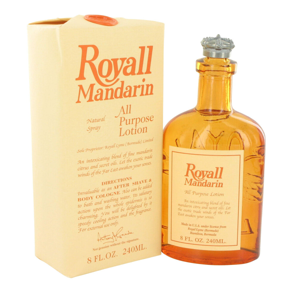 Royall Fragrances Royall Mandarin By For Men 8 Oz All Purpose Lotion