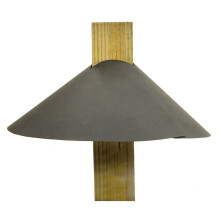 Achla Designs Squirrel Deflector fr 4 by 4 Post Black