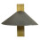 Achla Designs Squirrel Deflector fr 4 by 4 Post Black 1