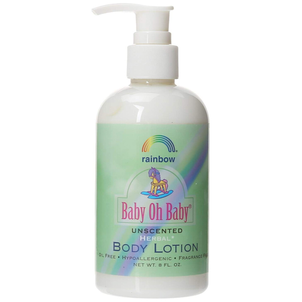 Body Lotion Organic Herbal, 8 Fluid Ounce Rainbow Research