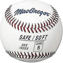 MacGregor Safe/Soft -baseball-pallot, juniori, taso 5 (tusina)