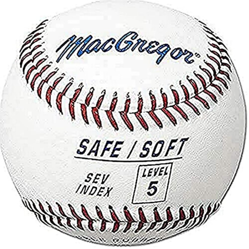 MacGregor Safe/Soft Baseballs, Junior, Livello 5 (Una dozzina)