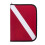Trident Scuba Log Binder Dive Flag Rosso 1