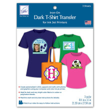 Juni skrddare JT855 8-1/2-tum med 11-tums mrk t-shirt blckstrleverfringar 3-pack