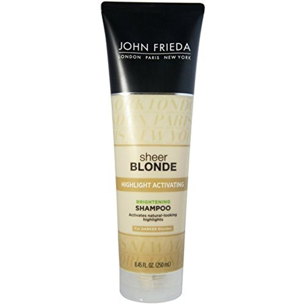John Frieda Sheer Blonde Highlight Activating Brightening Shampoo Darker Blondes  845 oz