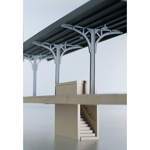 Walthers Cornerstone Kit HO Scale Butterfly-Style Station Platforms 1