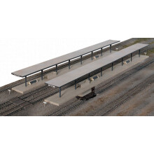 Walthers Cornerstone Series Kit HO Scale Butterfly-Style Station Platf