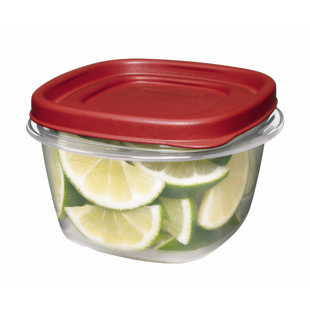 Rubbermaid Easy Find Lids Contenitore Per Alimenti 2 Tazze Racer Red