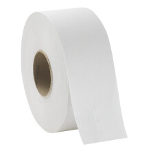 Papier toaletowy Pacific Blue Basic 1-warstwowy Jumbo Jr. 9"" firmy GP PRO (GRUZJA-PACIFIC) 13718 2 000 stóp liniowych w rolce 8 rolek w opakowaniu