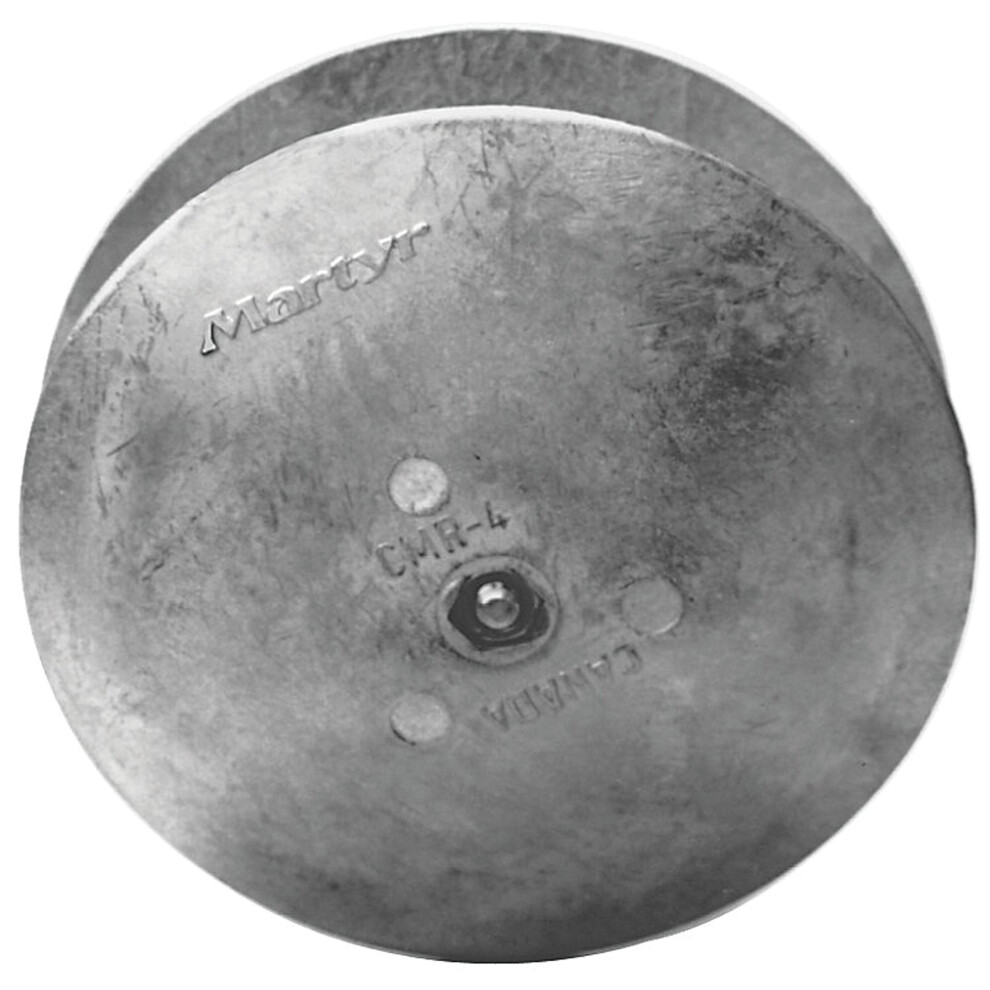 Martyr Anodes CMR04, Anode Pour Gouvernail De Direction/Volant Compensateur, 0,65 H X 5 Od X 0,34 Id, Aluminium-image