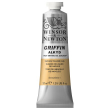 Winsor & Newton Griffin Alkyd-lfarbe, schnell trocknend, 37-ml-Tube (Neapelgelber Farbton).