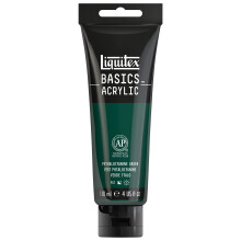 Liquitex BASICS Ακρυλικό Χρώμα, 118ml (4-oz) Σωλήνας, Πυθαλκυανίνης Πράσινο