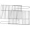 GrillPro 91250 Universal Fit Adjustable Rock Grate  Silver 1