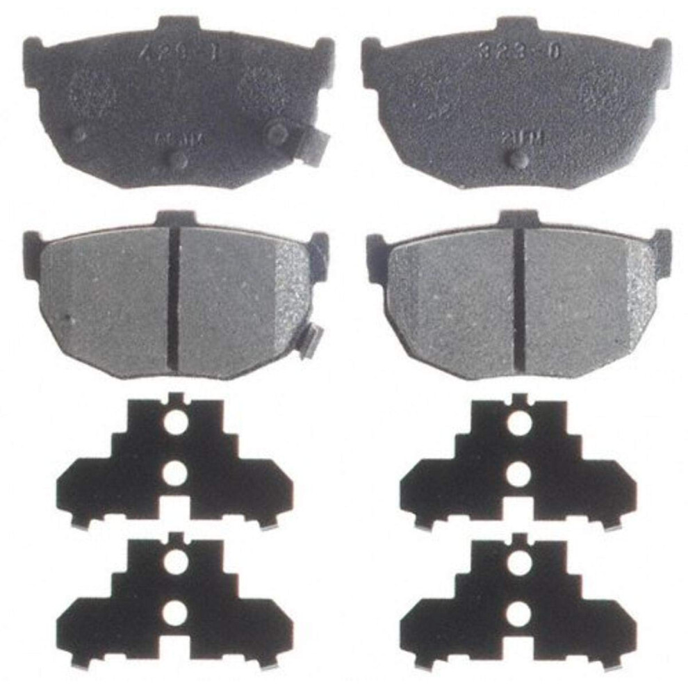 Raybestos Sgd323ac Service Grade Ceramic Disc Brake Pad Set 082935247019