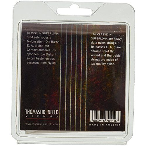 Thomastik-Infeld CF127 Klassiske guitarstrenge: Klassisk N-serie 6 String Set Strings E B G D A E Set 2