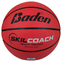 Baden SkilCoach Heavy Trainer Palla da basket in gomma rossa da 29,5 pollici