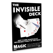 Truco de magia con baraja invisible roja o azul