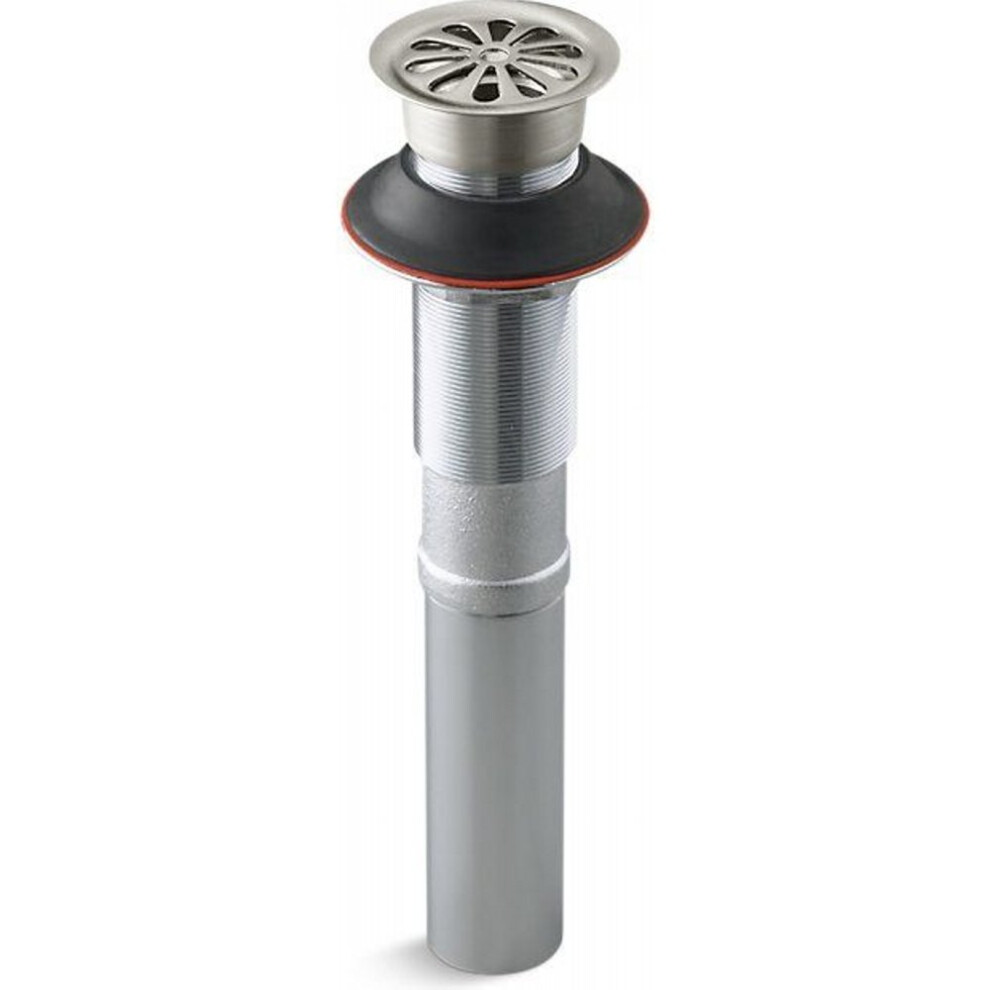 Photos - Bathtub KOHLER K-7129-BN Lavatory Grid Drain without Overflow Vibrant Brushed