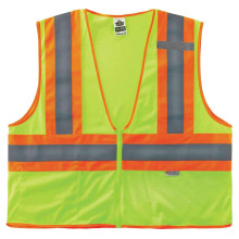 Ergodyne Unisex 4xl/5xl Class 2 Διχτυωτό Γιλέκο, Λάιμ, 4X-Large-5X-Large ΗΠΑ