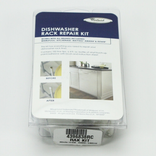Whirlpool Whirlpool 4396838rc diskmaskin rack reparationssats vitt 2