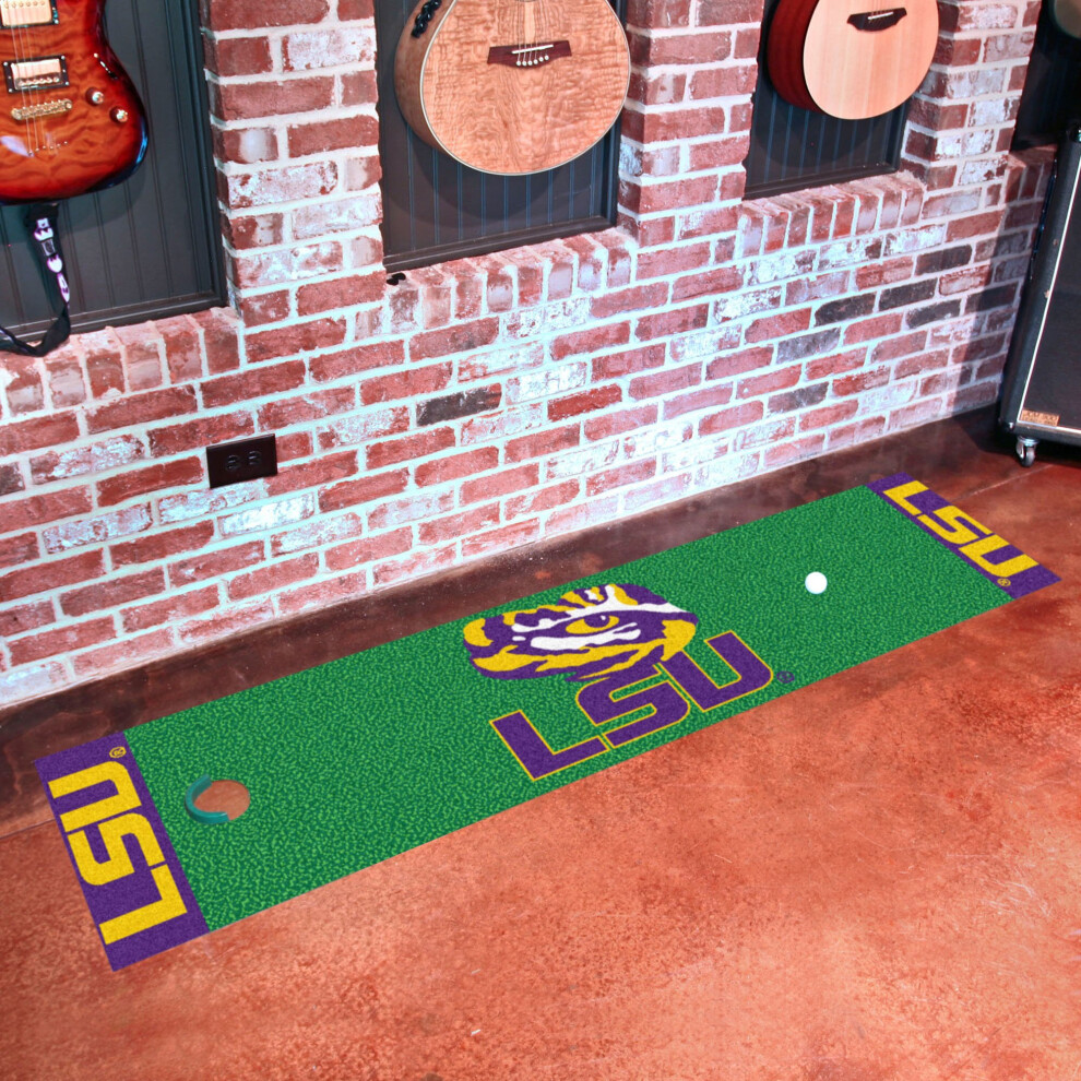 FANMATS Coureur de golf sur le green de putting des LSU Tigers
