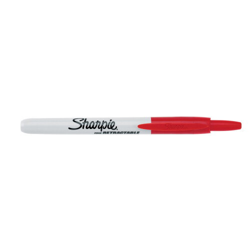 Sharpie SHARPIE 32702 Αναδιπλούμενοι Μόνιμοι Μαρκάδες, Λεπτή Κεφαλή, Κόκκινο, 12 Τεμάχια 2