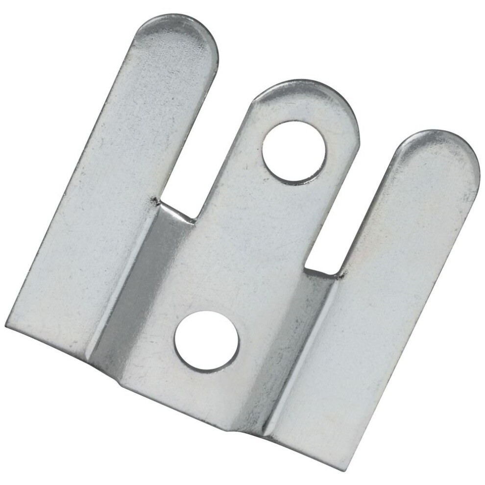 National Hardware N260-190 V2539 Flush Mount Hangers In Zinc Plated 2 Pack 038613260191