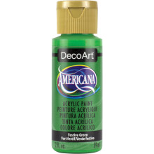 DecoArt Americana Ακρυλική Χρώμα, 2-Όγκου, Εορταστικό Πράσινο, από The Yard