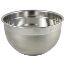 Bols a melanger en acier inoxydable Tovolo 3.5 qt - bol a melange de nidification en metal avec levre arrondie pour un versement facile et un mes